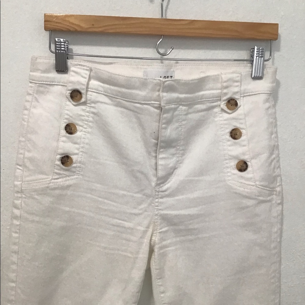 White jeans